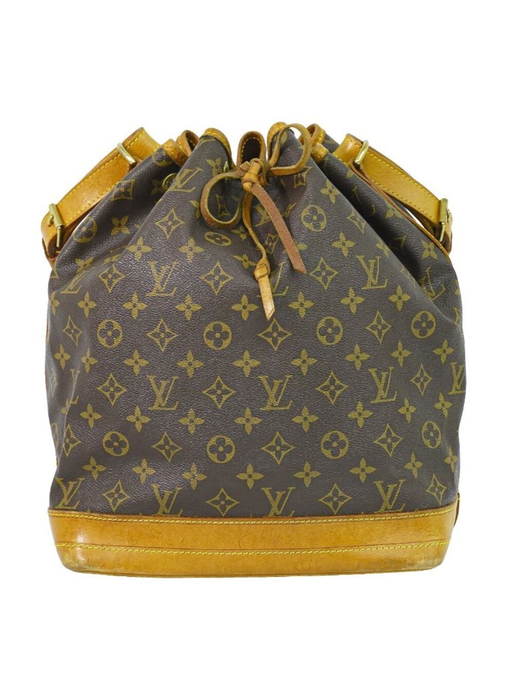 Louis Vuitton LV Noe Monogram Shoulder Bag Brown